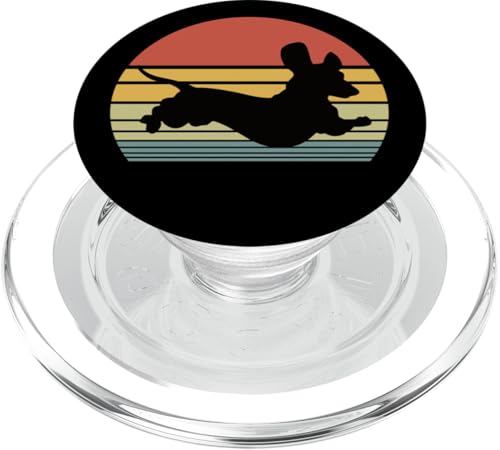 Vintage Retro 60er 70er 80er 90er Dackel Wiener Hund Doxie PopSockets PopGrip für MagSafe von Dachshund Wiener Dog Doxie Lover Humor Quotes