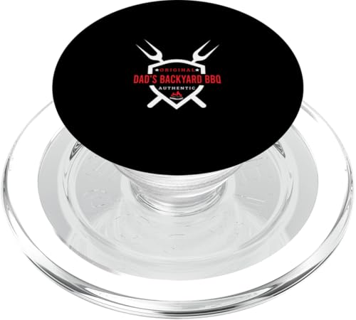 Väter Hinterhof BBQ Grillen Niedlich Vatertag PopSockets PopGrip für MagSafe von Dads Backyard BBQ Grilling Clothing