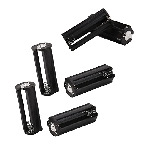 Daijianbin 6 Stueck Schwarzer Batteriehalter Fuer 3 x 1,5 V AAA Batterien Taschenlampen Fackel von Daijianbin