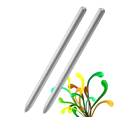 2 Stück Eingabestift Ersatz für Samsung Galaxy Tab S10 Ultra S Pen, Stift für Galaxy Tab S10, Tab S10+, Tab S10 Ultra, mit Spitzen/Federn (ohneBluetooth),Silber von Dakexiong