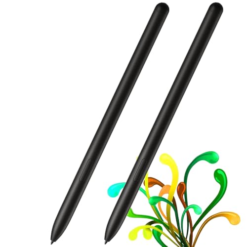 2 Stück Eingabestift Ersatz für Samsung Galaxy Tab S10 Ultra S Pen, Stift für Galaxy Tab S10, Tab S10+, Tab S10 Ultra, mit Spitzen/Federn (ohneBluetooth) Schwarz von Dakexiong