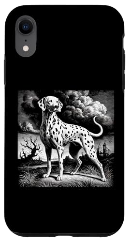 Hülle für iPhone XR Dalmatiner-Shirt, gepunktet, Hund, Mutter, Vater, Damen, Herren, Kinder von Dalmatian Gifts and Doggie Shirts