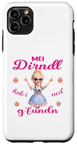 Hülle für iPhone 11 Pro Max Mei Dirndl Mädchen Lausmadl Ersatz Dirndl Kinder Tracht von Damen Bluse Trachtenshirts bayrische Kostüm Wasen