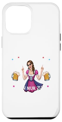 Hülle für iPhone 13 Pro Max Trachtenshirt Lausmadl Ersatz Dirndl Tracht Oktoberfest von Damen Bluse Trachtenshirts bayrische Kostüm Wasen