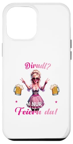 Hülle für iPhone 14 Pro Max Trachtenshirt Lausmadl Ersatz Dirndl Tracht Oktoberfest von Damen Bluse Trachtenshirts bayrische Kostüm Wasen