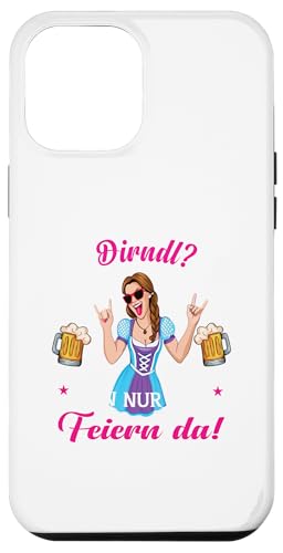 Hülle für iPhone 15 Plus Trachtenshirt Lausmadl Ersatz Dirndl Tracht Oktoberfest von Damen Bluse Trachtenshirts bayrische Kostüm Wasen