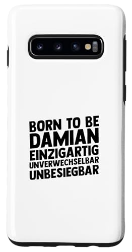 Hülle für Galaxy S10 Vorname Damian von Damian Geschenk