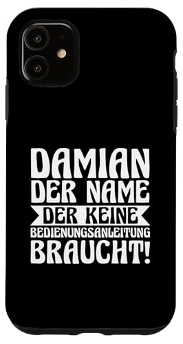 Hülle für iPhone 11 Vorname Damian von Damian Geschenk
