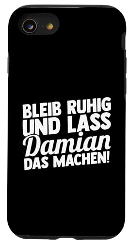 Hülle für iPhone SE (2020) / 7 / 8 Vorname Damian von Damian Geschenk