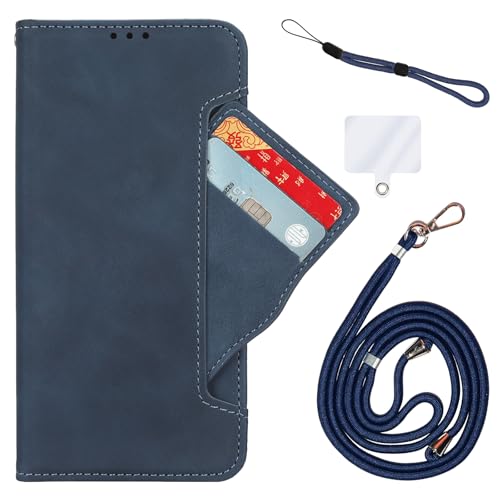 Brieftaschen-Handyhülle kompatibel für Oppo Reno 5A CPH2199(6.5 Zoll), Magnetische Leder-Klapphülle für Oppo Reno5 A A101OP von Damolong