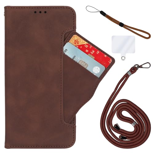 Brieftaschen-Handyhülle kompatibel für Samsung Galaxy A71 SM-A715F(6.7 Zoll), Magnetische Leder-Klapphülle für Samsung Galaxy A71 SM-A715F von Damolong