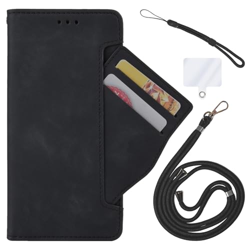 Damolong Brieftaschen-Handyhülle kompatibel für Motorola Moto G Play 4G 2024(6.5 Zoll), Magnetische Leder-Klapphülle für Motorola Moto G Play Gen 3 4G von Damolong