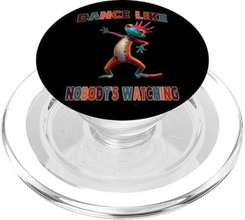 Tanze, als würde niemand Gecko Fun sehen PopSockets PopGrip für MagSafe von Dance Dancing Dancer, click here for more