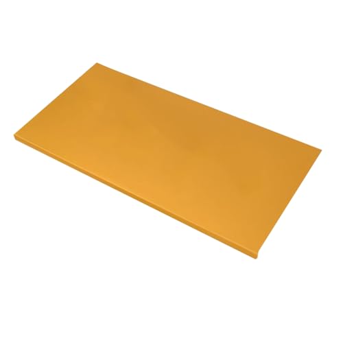 Wasserdichte Schreibtischunterlage aus PU-Leder mit Verschleißfestigkeit, öldichte, rutschfeste Tastaturmatte, praktischer, weicher Schreibtischschutz (Orange, 60 x 100 cm) von Danchen