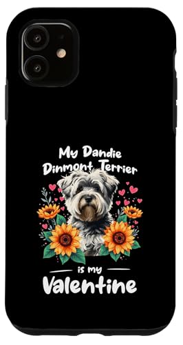 Hülle für iPhone 11 Valentine's Day Dandie Dinmont Terrier Valentines von Dandie Dinmont Terrier Lover Gifts