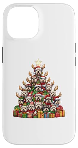 Hülle für iPhone 14 Christmas Tree Dandie Dinmont Terrier von Dandie Dinmont Terrier Lover Gifts