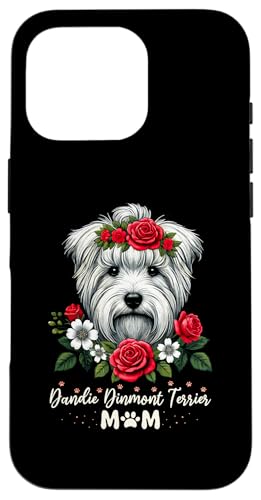 Hülle für iPhone 16 Pro Roses Flowers Dandie Dinmont Terrier von Dandie Dinmont Terrier Lover Gifts