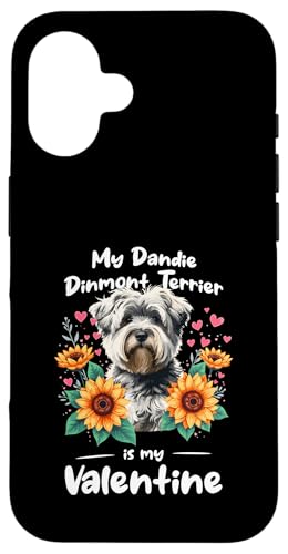 Hülle für iPhone 16 Valentine's Day Dandie Dinmont Terrier Valentines von Dandie Dinmont Terrier Lover Gifts