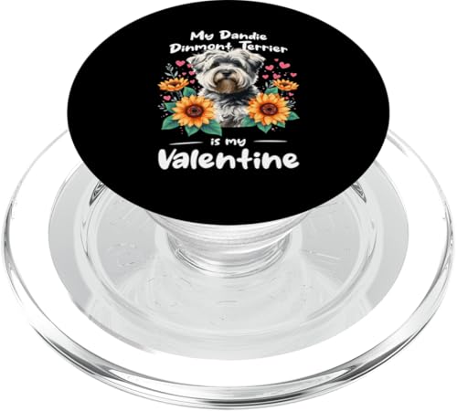 Valentine's Day Dandie Dinmont Terrier Valentines PopSockets PopGrip für MagSafe von Dandie Dinmont Terrier Lover Gifts