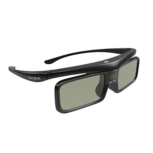 Dangbei DLP 3D-Brille Wiederaufladbare aktive Shutter-Brille kompatibel mit Dangbei Atom, DBOX02, DBX3 Pro von Dangbei