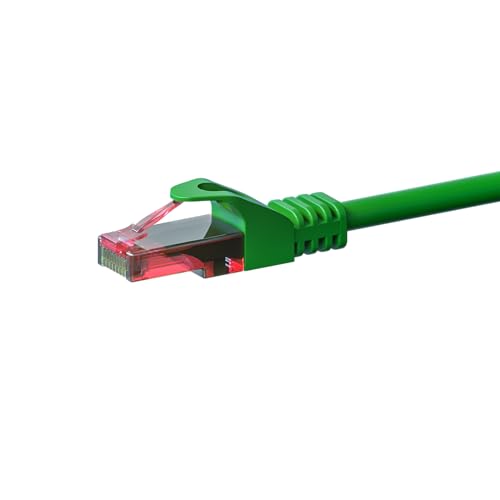 Danicom CAT6 Netzwerkkabel - U/UTP - 2 meter - Grün - 100% Kupfer, POE, Ethernet, LAN, Patchkabel, Datenkabel, RJ45, für Serverschränke, Switches, Router, Modems! von Danicom