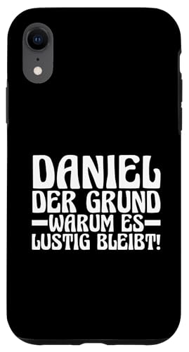 Hülle für iPhone XR Vorname Daniel von Daniel Geschenk