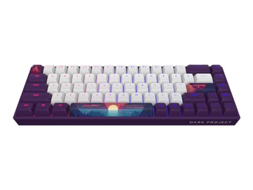 Dark Project RGB ANSI English Gaming Mechanische Tastatur, 68 Sunrise von Dark Project