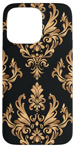 Hülle für iPhone 15 Pro Max Dark Academia Victorian Gothic Elegant Schwarz Viktorianisches Motiv von Dark Victorian Aesthetic Victorian Goth Designs