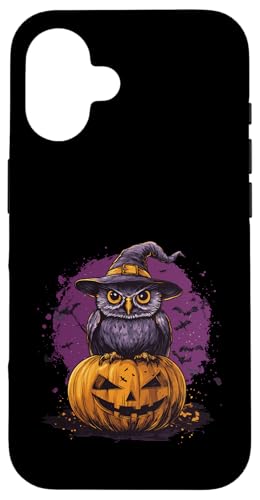 Hülle für iPhone 16 Lustige Halloween Eule von Dark owl love