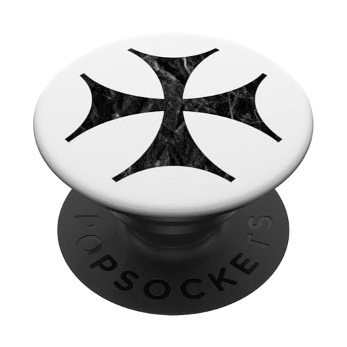 Das Bolnisi-Kreuz Von Malta - vintage PopSockets Klebender PopGrip von DarkPopArt