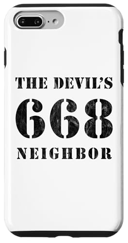 Hülle für iPhone 7 Plus/8 Plus 668 The Devil's Neighbor - Dunkler Humor - v2 vintage von DarkPopArt