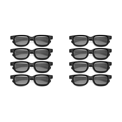 Darmlly 8-Teilige Polarisierte Passive 3D-Brille für Cinema IMIX-Bildschirm von Darmlly