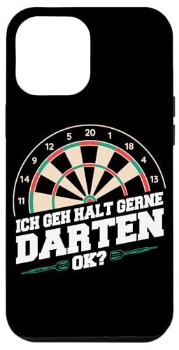 Hülle für iPhone 12 Pro Max Dart Ich geh halt gerne Darten ok Dartsport Darts von Dart Darts Dartspieler Dartsport