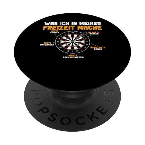 Darts Spielen Darts Anschauen Lustiges Dart Spieler PopSockets Klebender PopGrip von Dartspieler Dart Geschenke