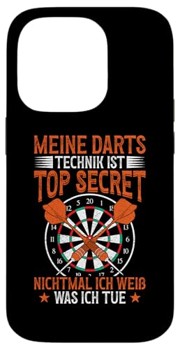 Hülle für iPhone 14 Pro Darts Lustiges Nichtmal Weiß Was Ich Tue von Dartspieler Dart Geschenke