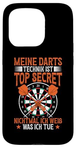 Hülle für iPhone 15 Pro Darts Lustiges Nichtmal Weiß Was Ich Tue von Dartspieler Dart Geschenke