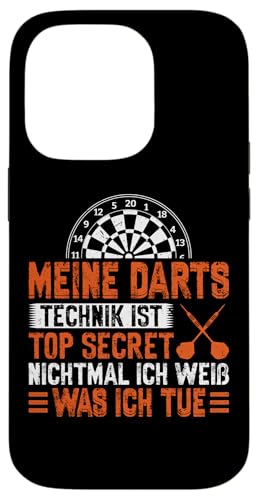 Hülle für iPhone 14 Pro Nichtmal Ich Weiß Was Ich Tue Lustiges Darts von Dartspieler Darter Dart Geschenke