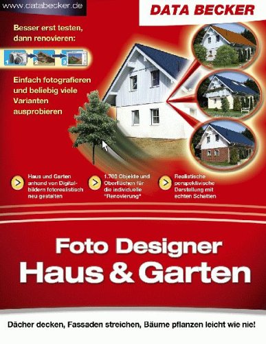 Foto Designer Haus und Garten, CD-ROM Für Windows 2000, XP, 98, 98SE, ME von Data Becker