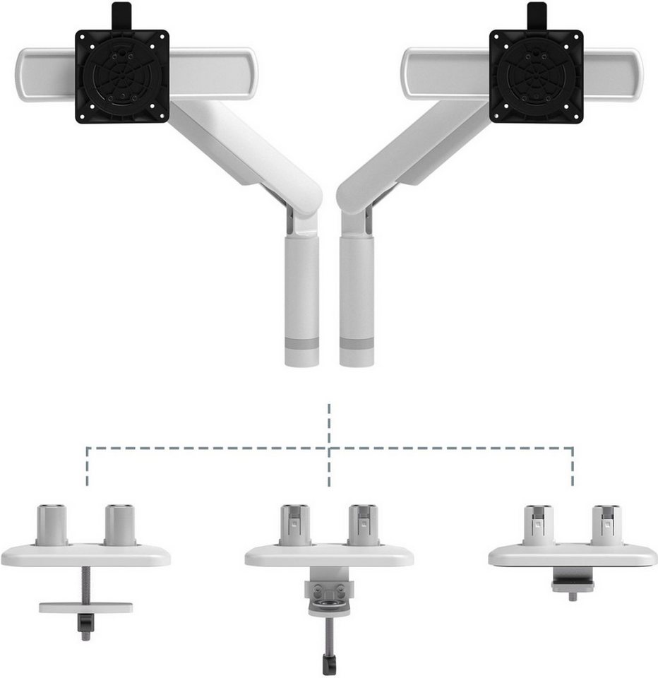 Dataflex Monitorarm Viewprime plus 210 weiß Monitor-Halterung von Dataflex