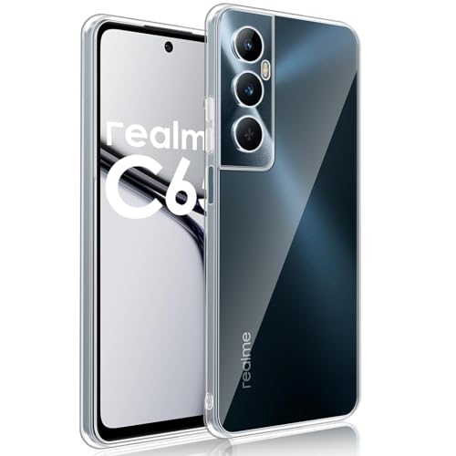 Datree für Realme C65 Hülle, Slim Weich Dünn Durchsichtige TPU Case Soft Transparent Schutzhülle Ultra Thin Back Cover Handyhülle von Datree