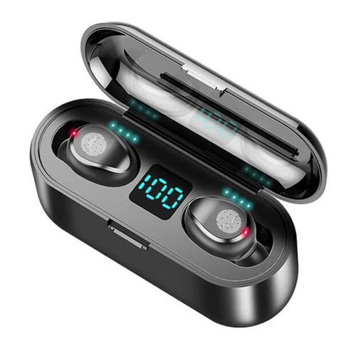 Davilis Kabellose Kopfhörer Bluetooth 5.3 Universal Wasserdicht IPX7 Sportkopfhörer mit Mikrofon 120 Stunden Stereo HiFi 9D Tiefer Bass, Touch, Geräuschunterdrückung von Davilis