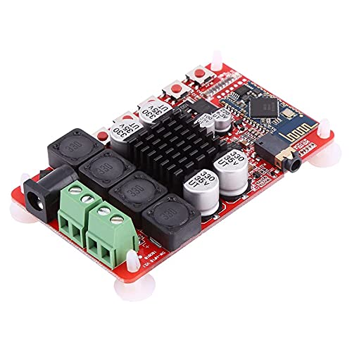 Dawafit TDA7492 50Wx2 Digitales Dual Channel VerstäRkermodul Stereo AMP Board mit CSR8635 Bluetooth V4.0 EmpfäNger Und Mikrofon von Dawafit