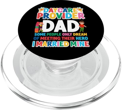 Kinderbetreuung Kindertagesstätte Lehrer Babysitter Papa Vater PopSockets PopGrip für MagSafe von Day Care Nursery Kindergarten Daycare Provider HD0