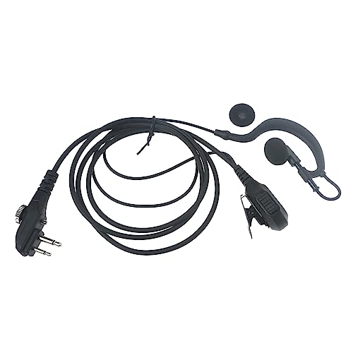 Dcaknri PTT Kopfhörer Headset Mikrofon Sicherer Schraubanschluss für TC-580 TC-446S TC-600 für HYT TC-500 TC-518 TC-500S von Dcaknri