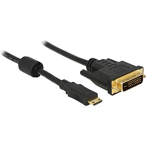 DeLock Kabel Mini HDMI C Stecker > DVI 24+1 Stecker 1 m von DeLOCK