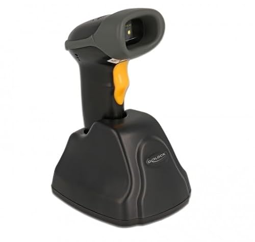 Delock 2.4 GHz Barcode Scanner 1D und 2D mit Ladestation - Mehrsprachig von DeLOCK