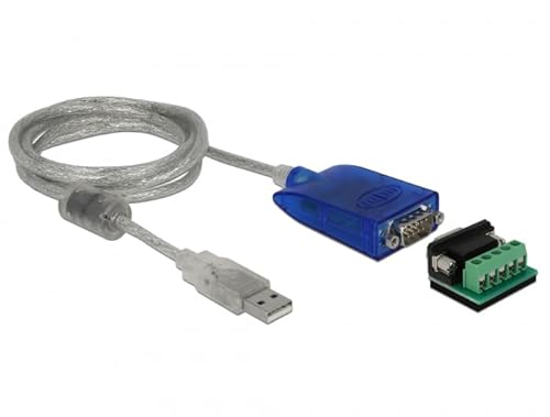 Delock 64055, Adapter USB Typ-A zu Seriell RS-422/485 DB9 mit Überspannungsschutz von DeLOCK