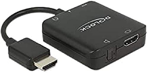 Delock Adapterkabel HDMI-A Stecker > HDMI + Audio Extractor 4K Delock Adapterkabel HDMI-A Stecker > HDMI + Audio Extractor 4K von DeLOCK