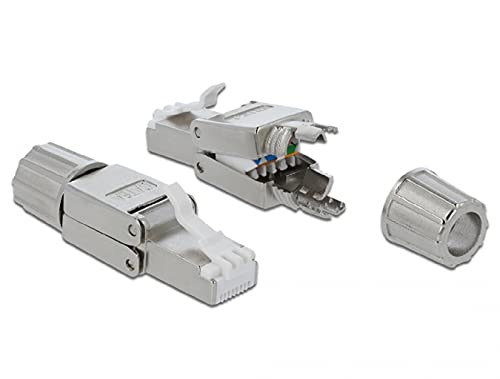 Delock RJ45 Stecker Cat.6A STP werkzeugfrei Delock RJ45 Stecker Cat.6A STP werkzeugfrei von DeLOCK