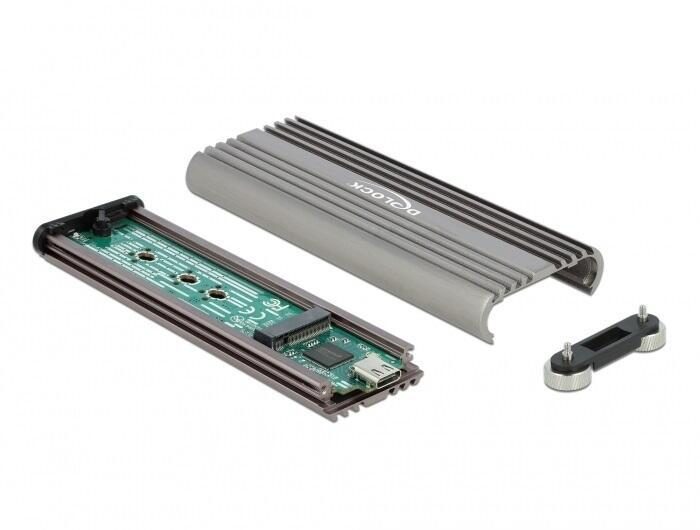 DeLOCK Externes Gehäuse für M.2 NVMe PCIe SSD mit SuperSpeed USB von DeLock